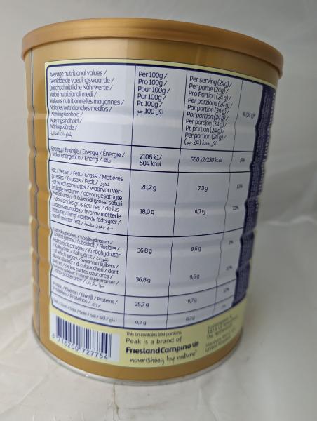 Peak Instant Vollmilchpulver 2,5kg Nettogewicht